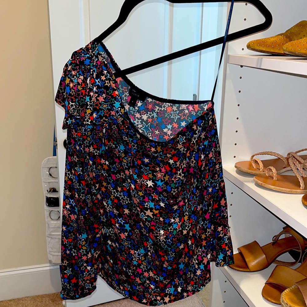 J.crew one shoulder top.